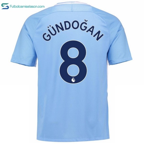 Camiseta Manchester City 1ª Gundogan 2017/18